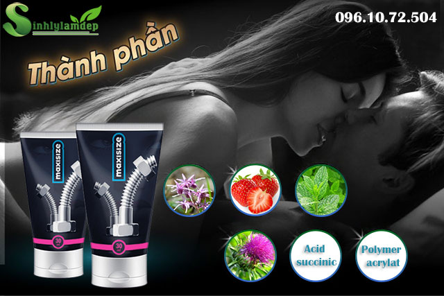 thành phần có trong sản phẩm maxisize