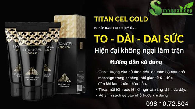hướng dẫn sử dụng titan gel gold