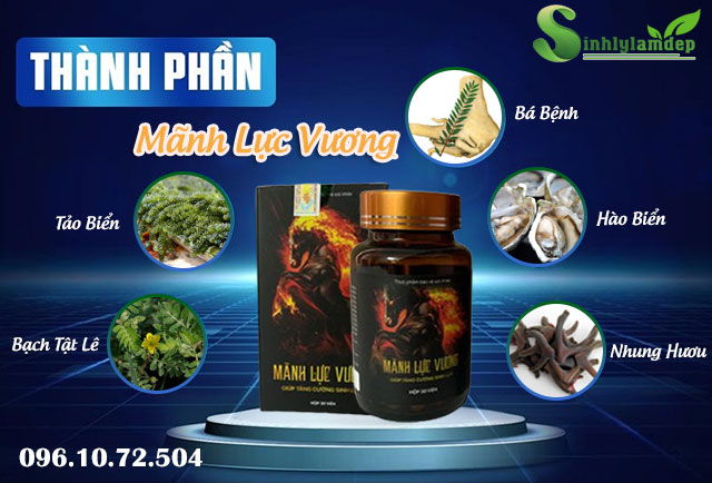 thành phần có trong mãnh lực vương
