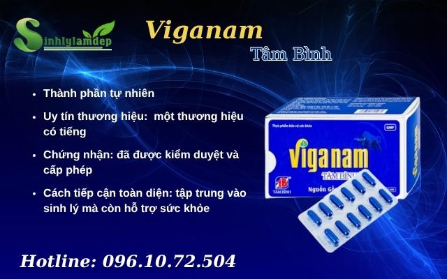 So sánh Viganam Tâm Bình với các sản phẩm hỗ trợ sinh lý khác trên thị trường