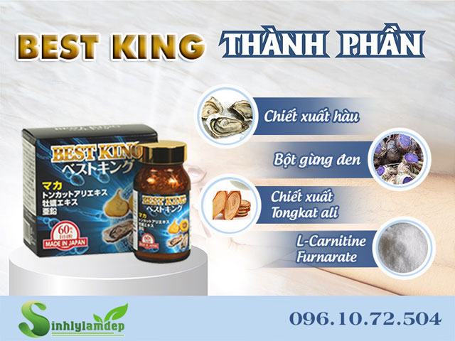 thành phần có trong best king