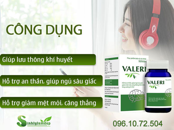 Công dụng của Valeri