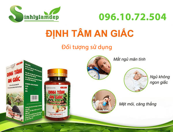 Đối tượng sử dụng Định Tâm An Giấc