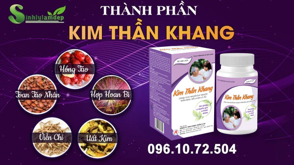 thành phần có trong Kim Thần Khang