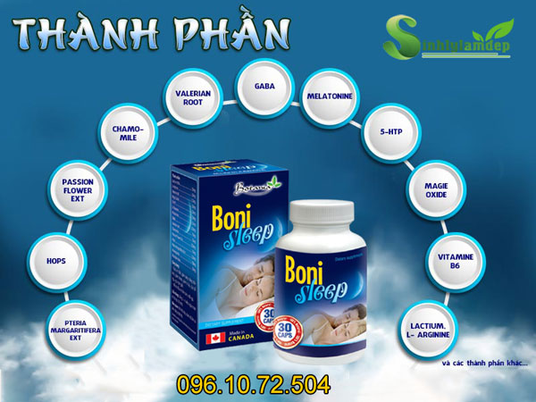 Thành phần của Boni Sleep