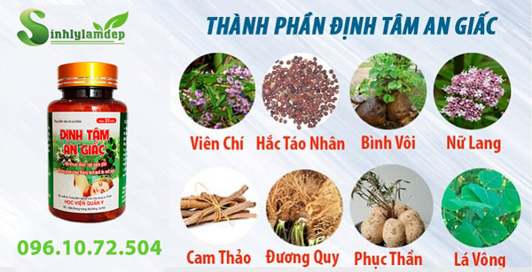 Thành phần của Định Tâm An Giấc