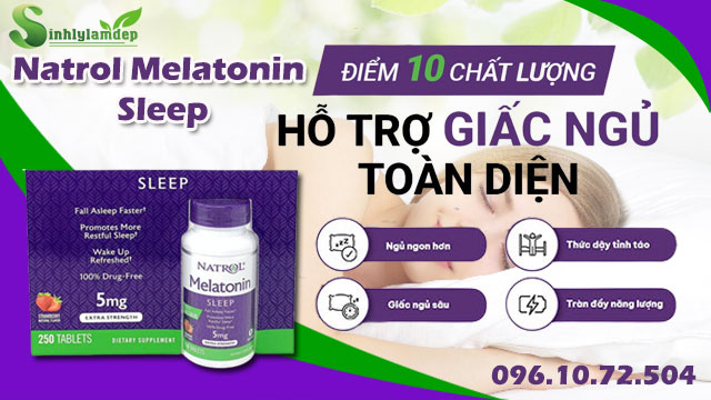 đối tượng sử dụng natrol melatonin sleep 