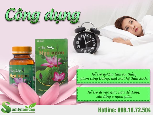 công dụng An Thần Ngủ Ngon Benmax
