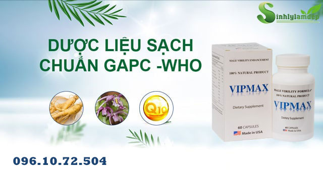 thành phần có trong vipmax