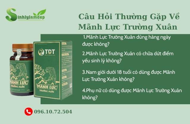Câu Hỏi Thường Gặp Về Mãnh Lực Trường Xuân 