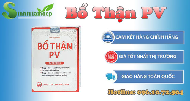 uy tín của sản phẩm bổ thận pv