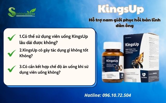 Câu Hỏi Thường Gặp Về Viên Uống KingsUp