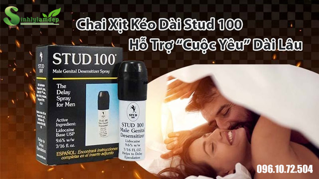 giới thiệu chai xịt stud 100