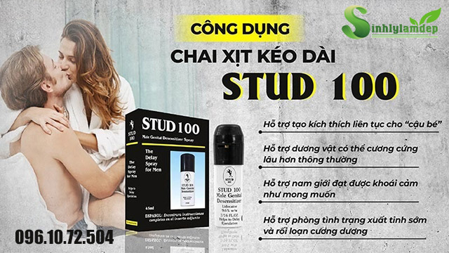 công dụng chai xit stud 100