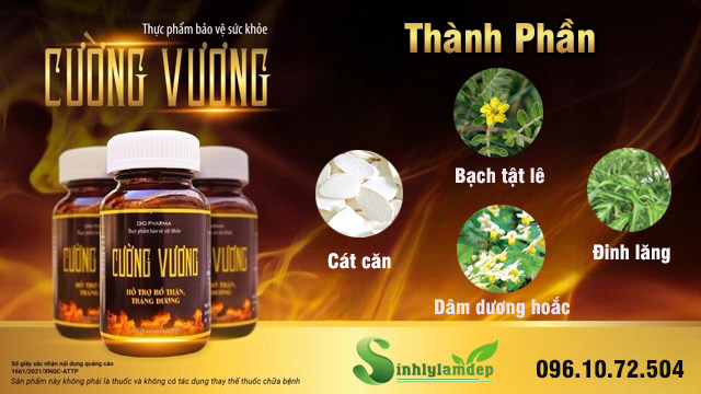 thành phần có trong cường vương