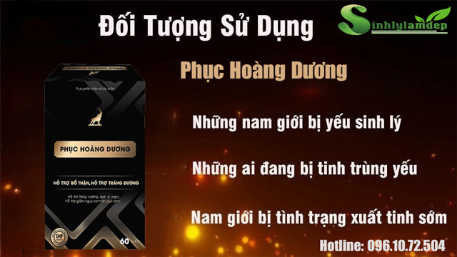 đối tượng sử dụng phục hoàng dương