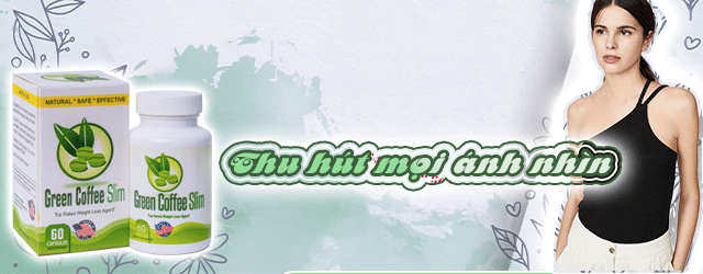 green coffee banner