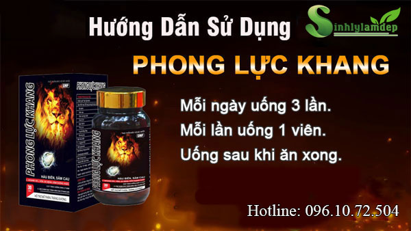 hướng dẫn sử dụng phong lực khang