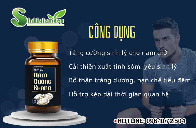 Công dụng của viên uống Nam Cường Khang 
