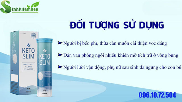 đối tượng sử dụng keto slim