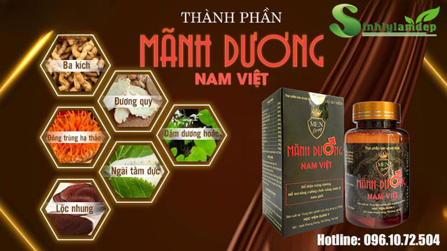 thành phần có trong mãnh dương nam việt