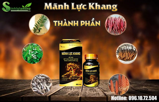 thành phần có trong mãnh lực khang
