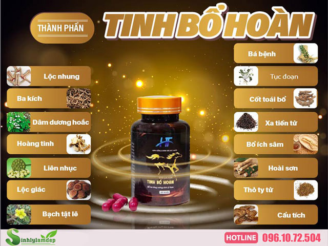 thành phần tinh bổ hoàn