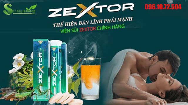giới thiệu sản phẩm viên sủi zextor