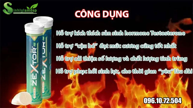 công dụng viên sủi zextor