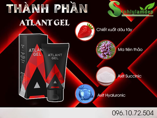 thành phần có trong sản phẩm atlant gel