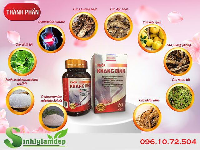 thành phần khớp khang bình