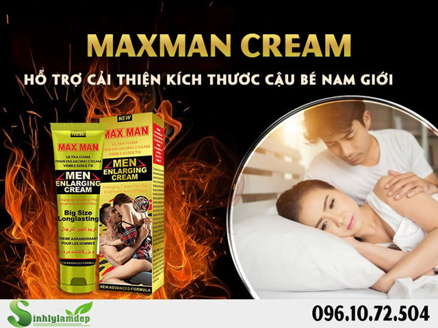 giới thiệu sản phẩm maxman cream