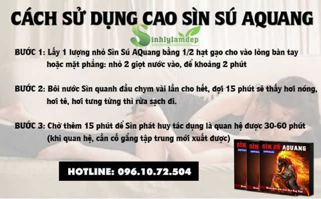 hướng dẫn sử dụng sìn sú aquang