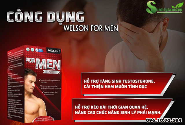 công dụng welson for men