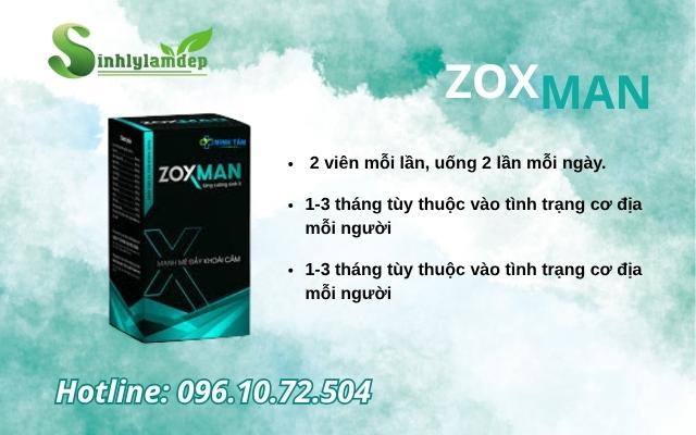Hướng dẫn sử dụng Zoxman đúng cách để đạt hiệu quả tối ưu