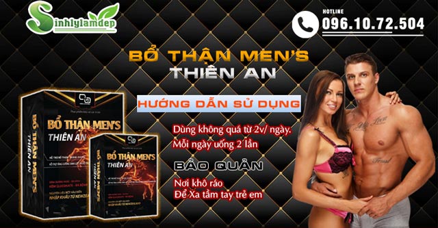 Hướng dẫn sử dụng sản phẩm Bổ Thận Men’s Thiên An
