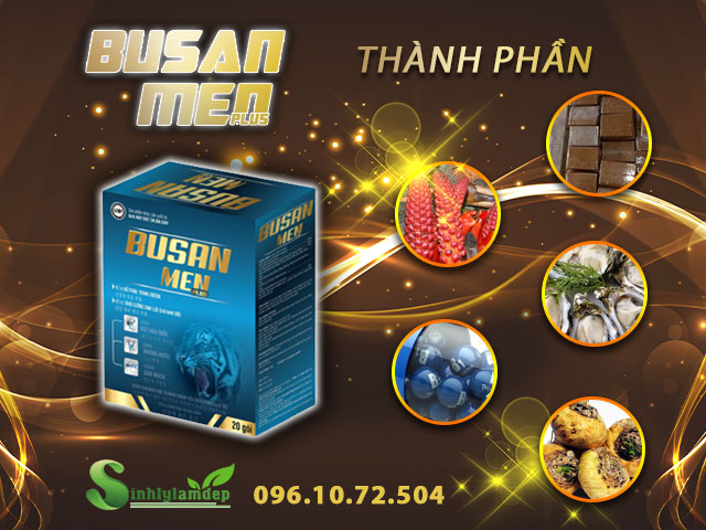 thành phần có trong busan men plus