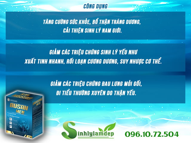 công dụng busan men plus