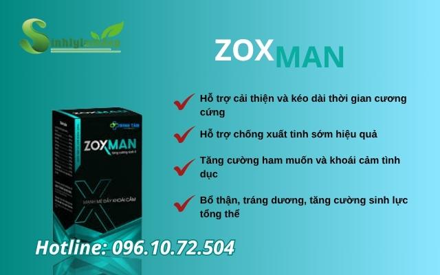 Zoxman có những công dụng vượt trội nào?