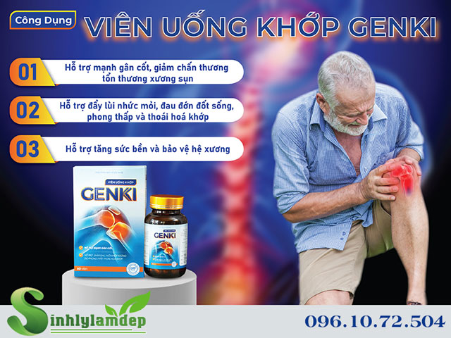 công dụng xương khớp genki