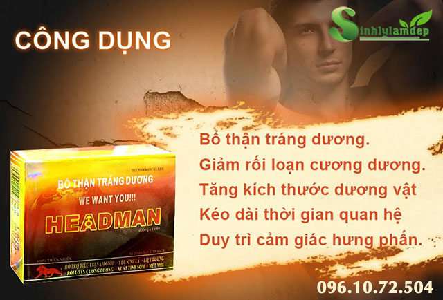 công dụng headman