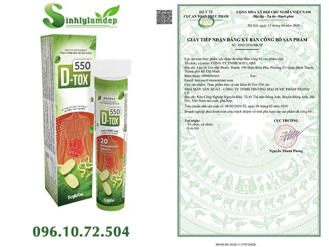 d tox 550 có tốt không