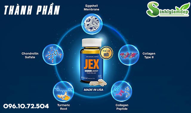 thành phần có trong sản phẩm jex