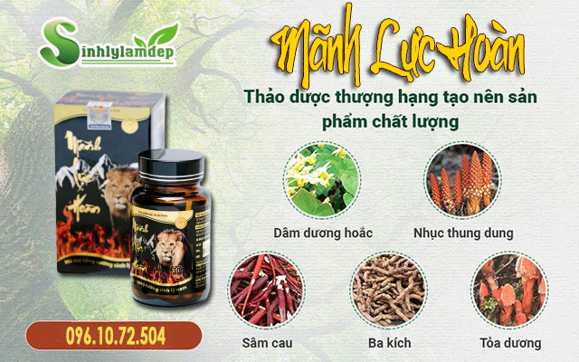 thành phần có trong mãnh lực hoàn