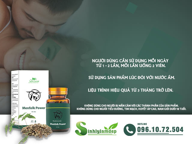 Hướng dẫn sử dụng sản phẩm Menfolk Power