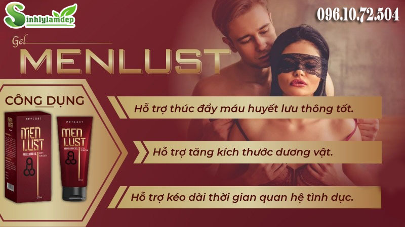 công dụng menlust gel