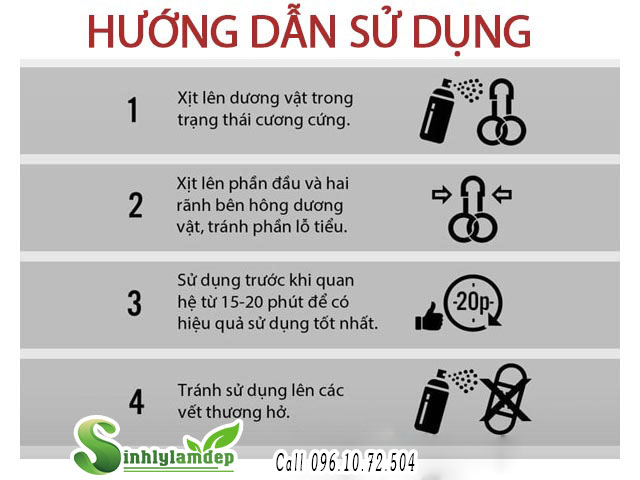 procomil spray cách sử dụng