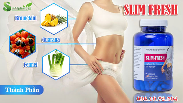 thành phần có trong sản phẩm slim fresh