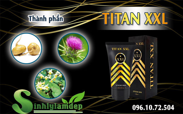 thành phần có trong sản phẩm titan xxl