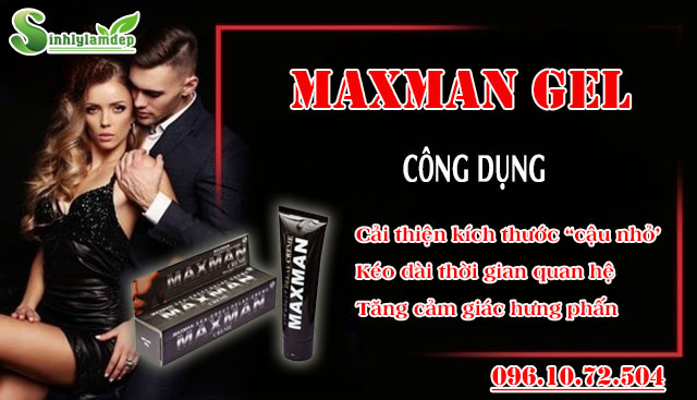 công dụng maxman gel